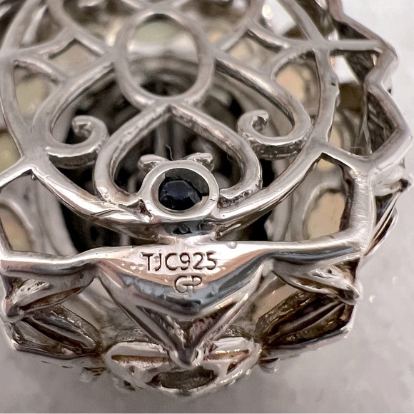 Silver Shungite Multigemstone Pendant Thai Black Spinel Beaded Necklace - Picture 11 of 14